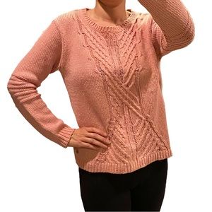 Pink Roxy Knit Sweater
